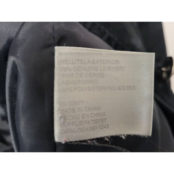 Y2K Vintage Boho Black Suede Belted Jacket Genuine Leather - Picture 9 of 12